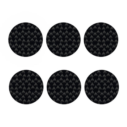Masonic Eye Pattern Print Coaster Set