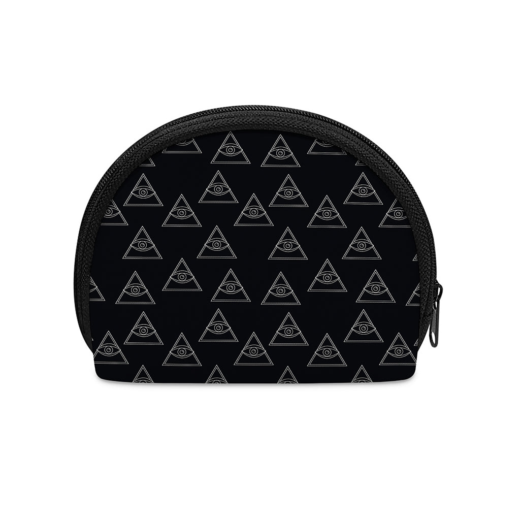 Masonic Eye Pattern Print Coin Purse
