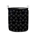 Masonic Eye Pattern Print Collapsible Laundry Basket