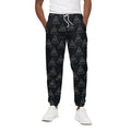 Masonic Eye Pattern Print Cotton Sweatpants