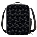Masonic Eye Pattern Print Crossbody Lunch Bag