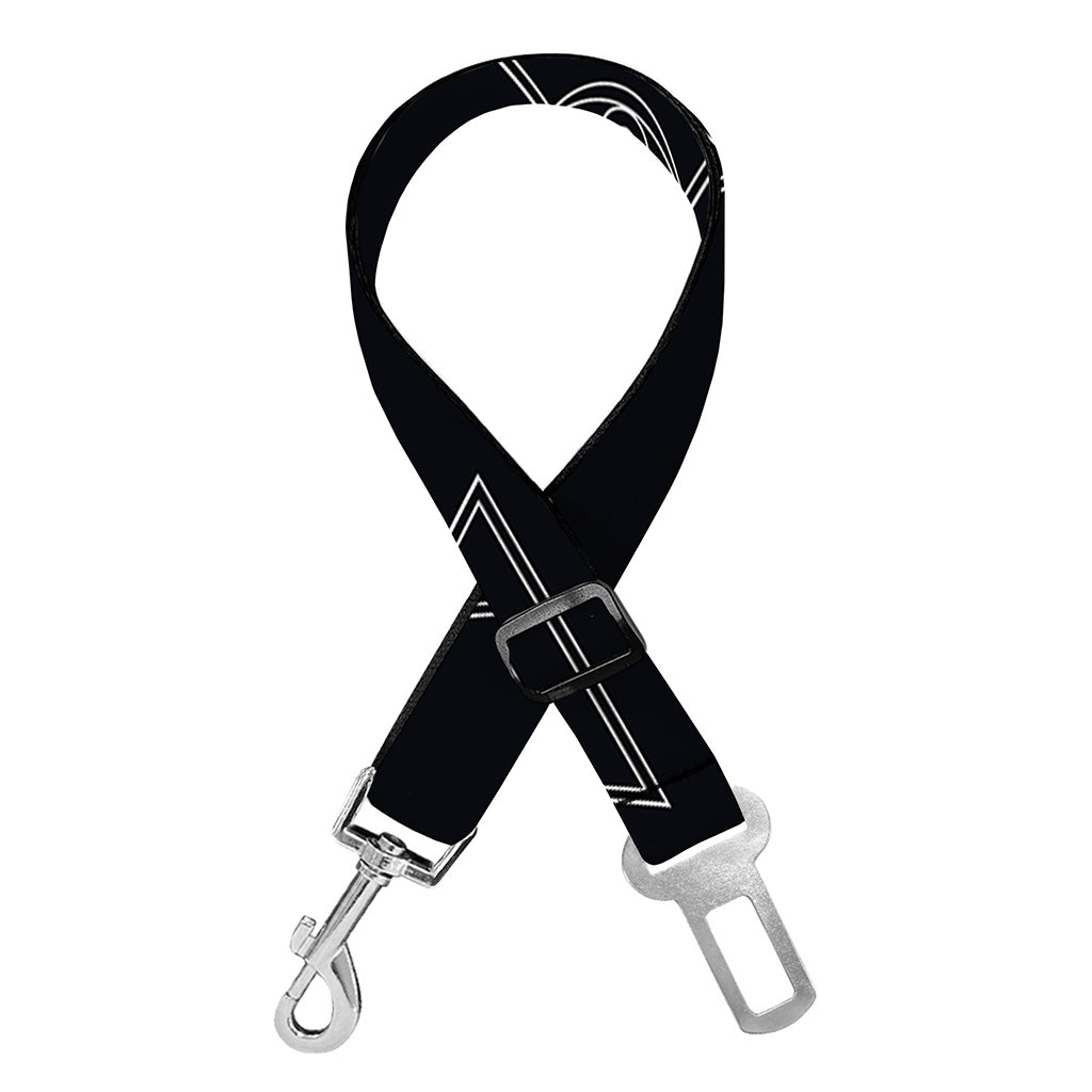 Masonic Eye Pattern Print Dog Seat Belt