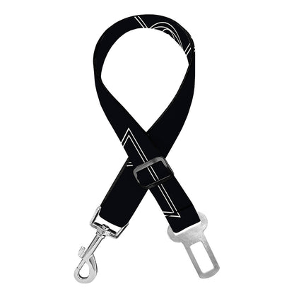 Masonic Eye Pattern Print Dog Seat Belt