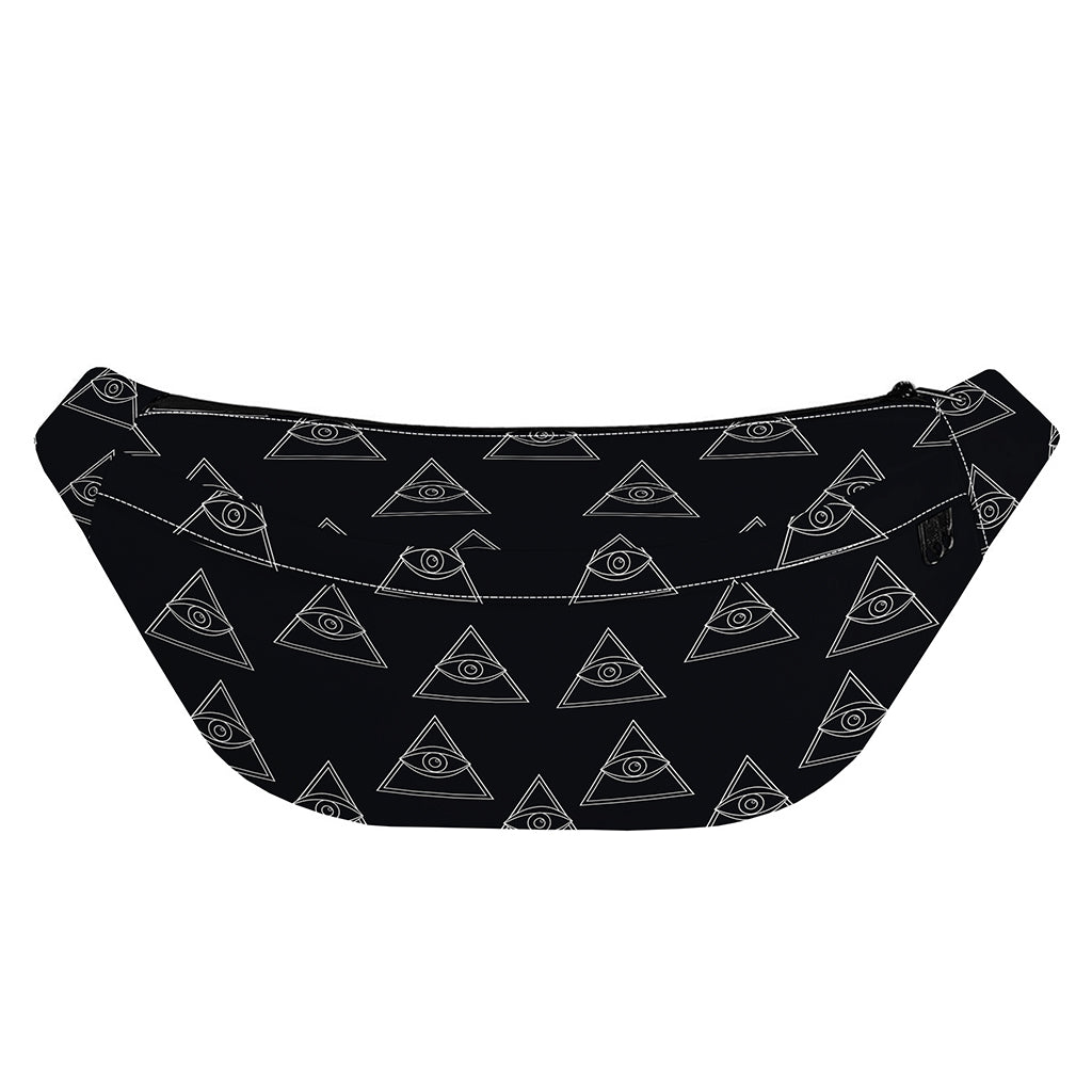 Masonic Eye Pattern Print Fanny Pack