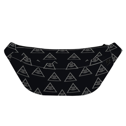 Masonic Eye Pattern Print Fanny Pack