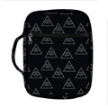 Masonic Eye Pattern Print Front Pocket Bible Bag