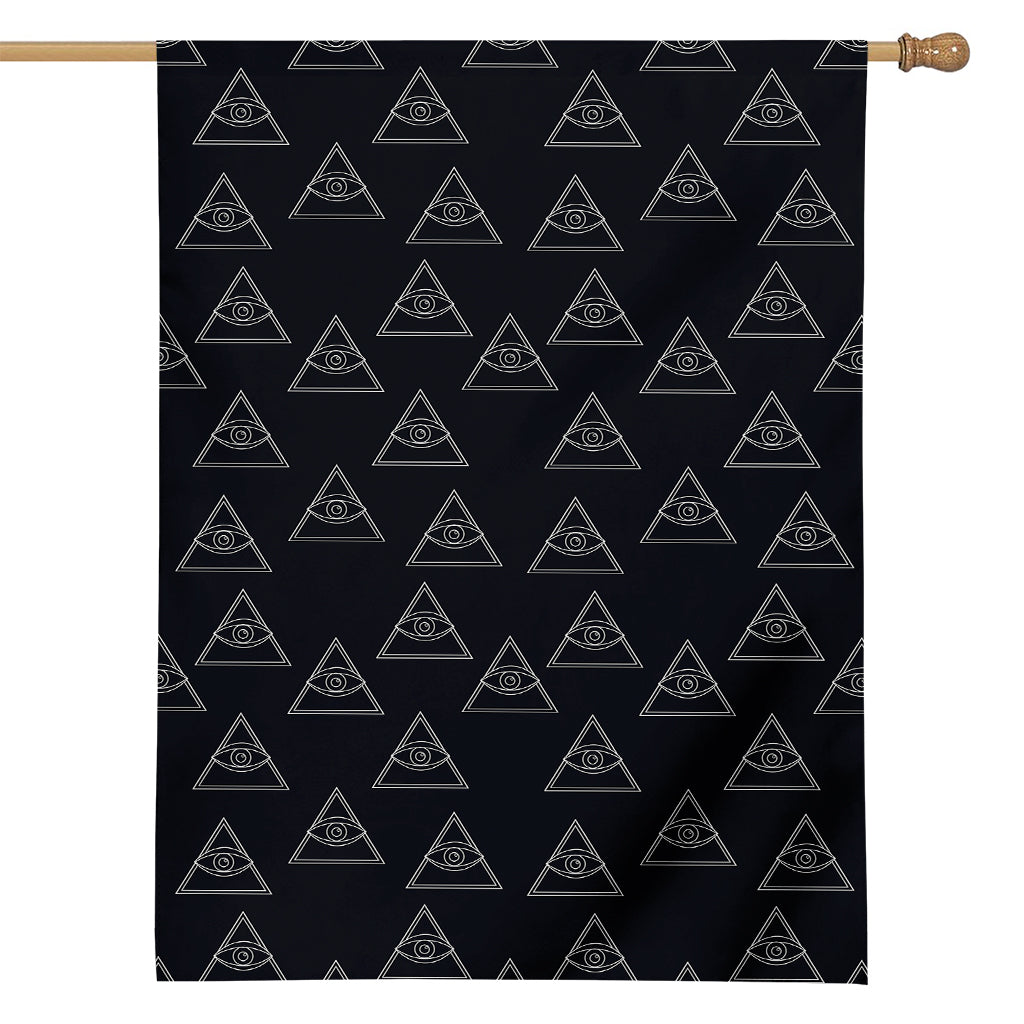 Masonic Eye Pattern Print House Flag