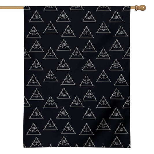 Masonic Eye Pattern Print House Flag