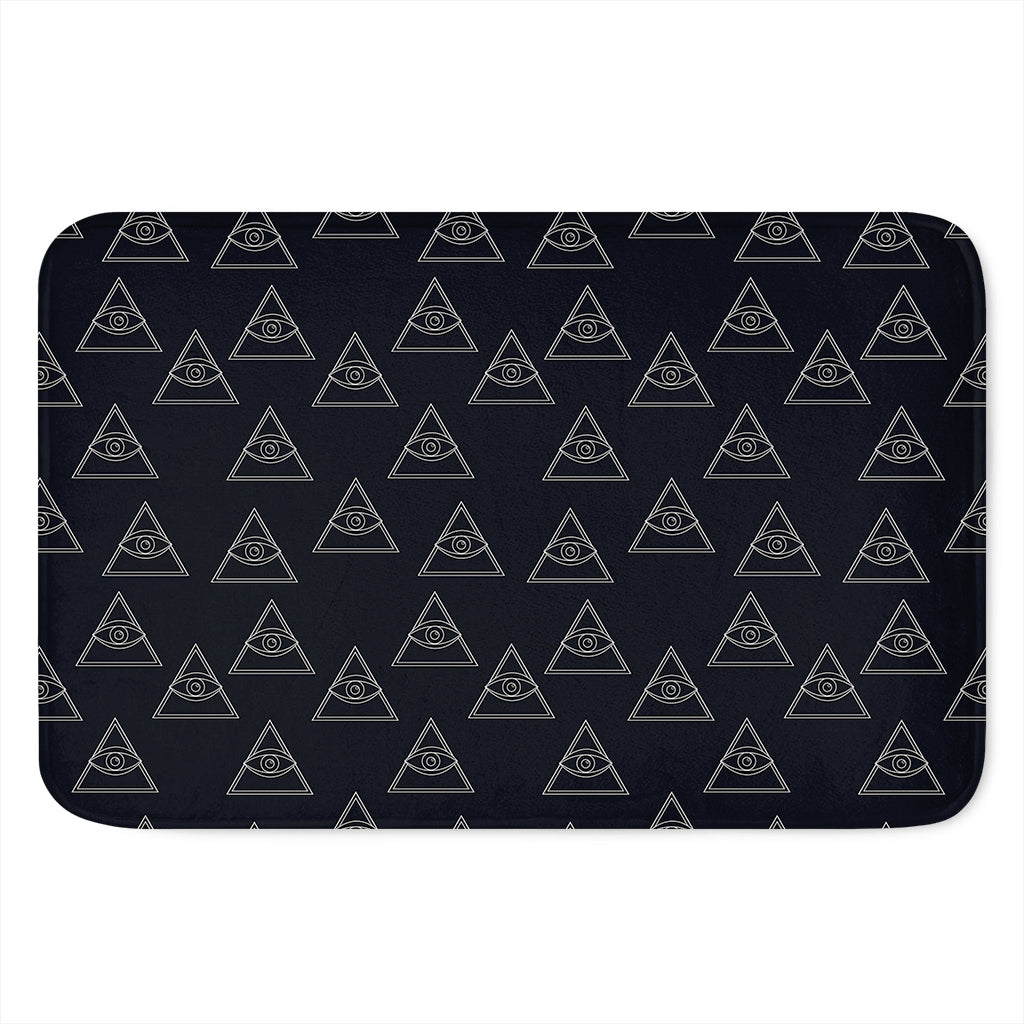 Masonic Eye Pattern Print Indoor Door Mat