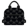 Masonic Eye Pattern Print Insulated Lunch Bag