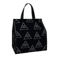 Masonic Eye Pattern Print Insulated Lunch Tote