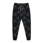 Masonic Eye Pattern Print Jogger Pants