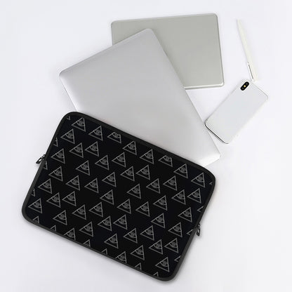Masonic Eye Pattern Print Laptop Sleeve