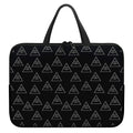 Masonic Eye Pattern Print Laptop Sleeve With Handle