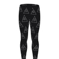 Masonic Eye Pattern Print Men's Leggings