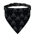Masonic Eye Pattern Print Over The Collar Dog Bandana