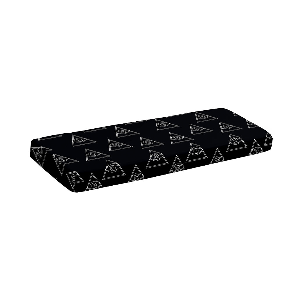 Masonic Eye Pattern Print Piano Keyboard Cover
