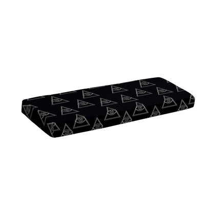 Masonic Eye Pattern Print Piano Keyboard Cover