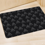 Masonic Eye Pattern Print Polyester Doormat