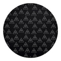 Masonic Eye Pattern Print Round Blanket