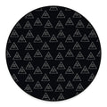 Masonic Eye Pattern Print Round Floor Mat