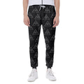 Masonic Eye Pattern Print Joggers