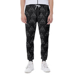 Masonic Eye Pattern Print Scuba Joggers