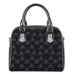 Masonic Eye Pattern Print Shoulder Handbag