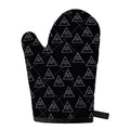 Masonic Eye Pattern Print Single Oven Mitt