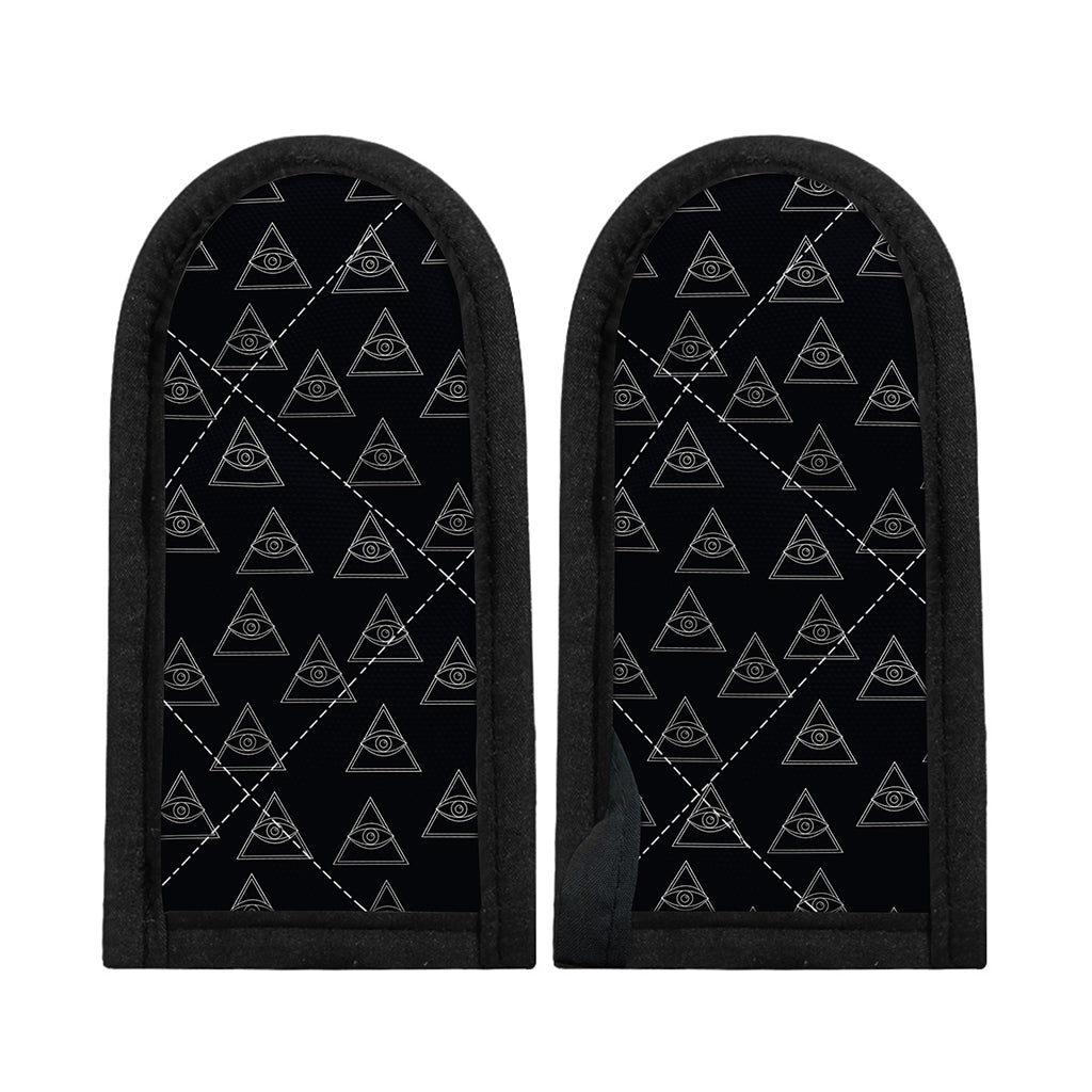 Masonic Eye Pattern Print Skillet Handle Cover