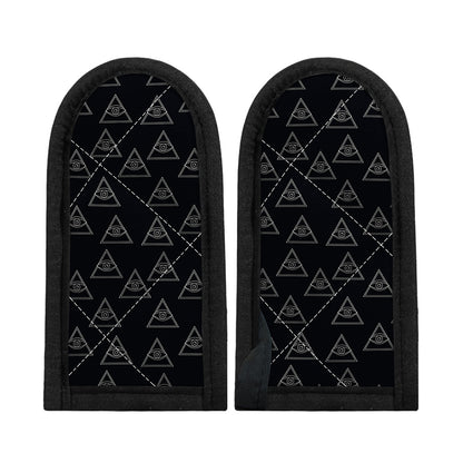 Masonic Eye Pattern Print Skillet Handle Cover