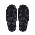 Masonic Eye Pattern Print Slippers