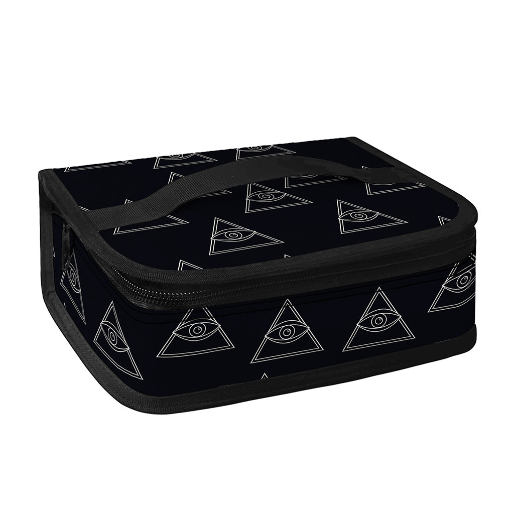 Masonic Eye Pattern Print Small Lunch Bag