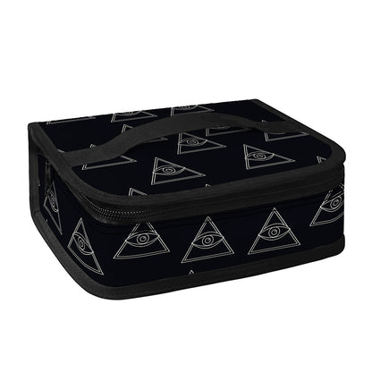 Masonic Eye Pattern Print Small Lunch Bag
