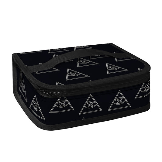 Masonic Eye Pattern Print Small Lunch Bag