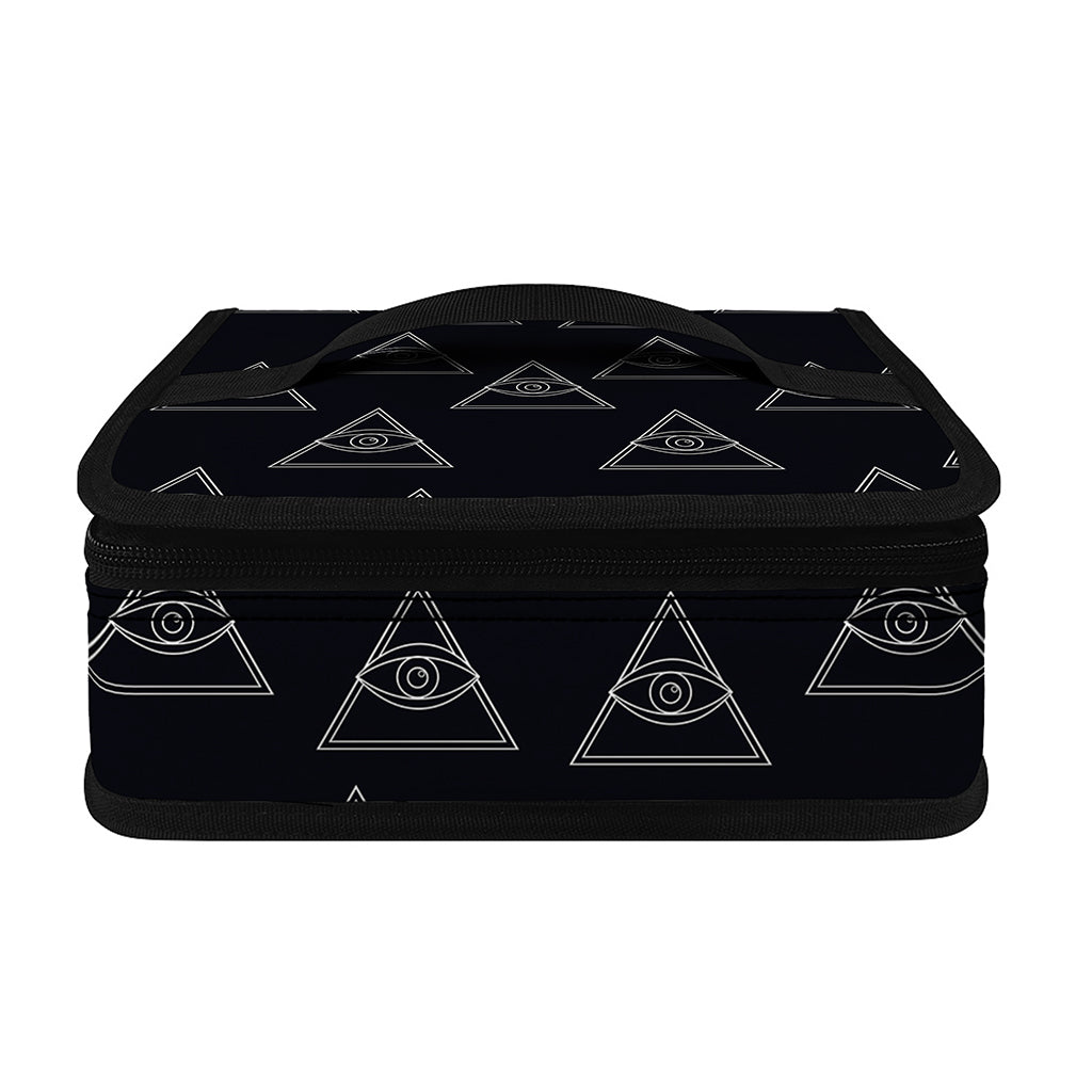 Masonic Eye Pattern Print Small Lunch Bag