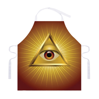 Masonic Eye Sight Print Adjustable Apron