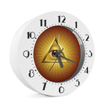 Masonic Eye Sight Print Alarm Clock