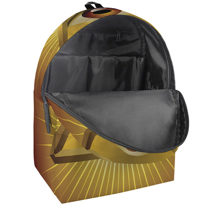 Masonic Eye Sight Print Backpack