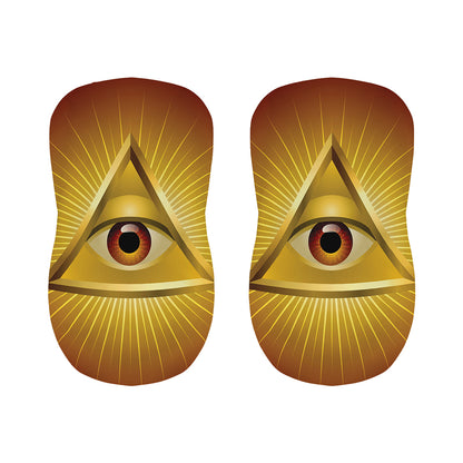 Masonic Eye Sight Print Bar Stool Covers