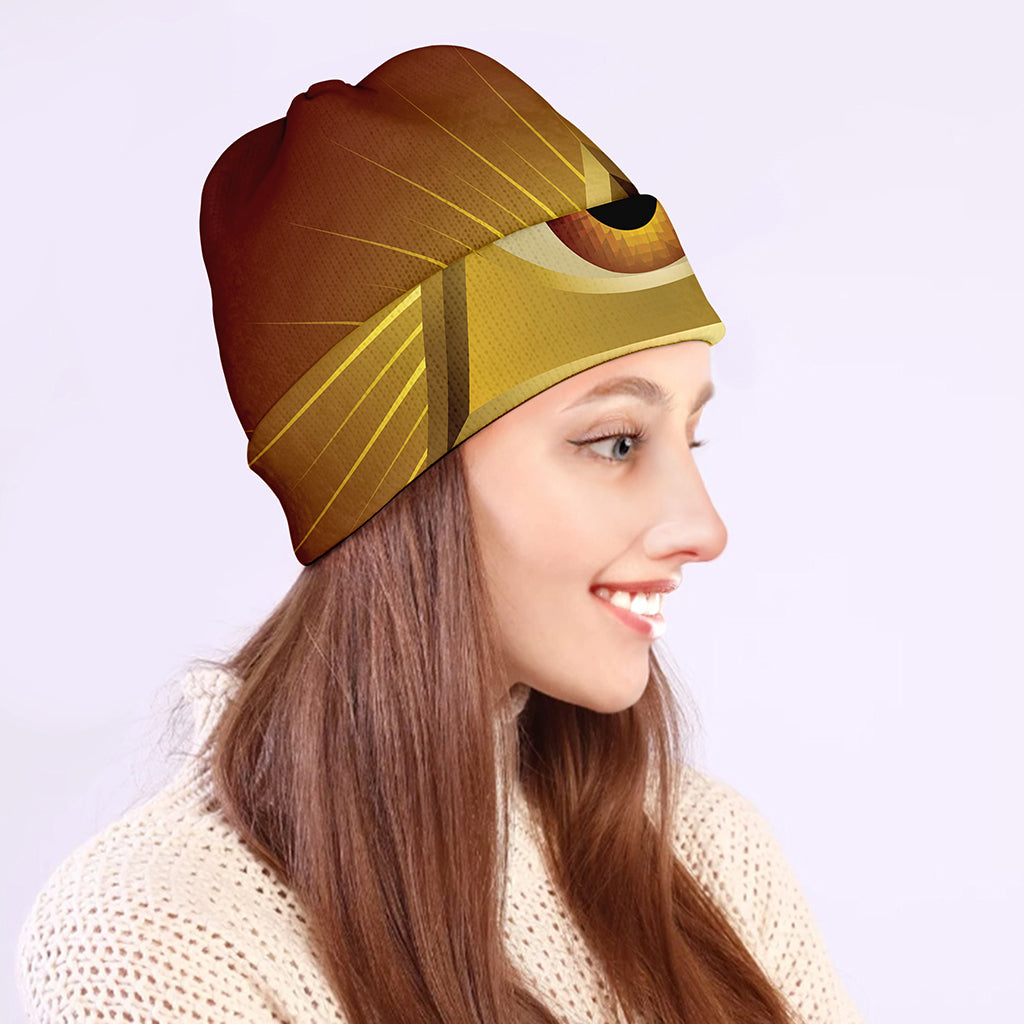 Masonic Eye Sight Print Beanie
