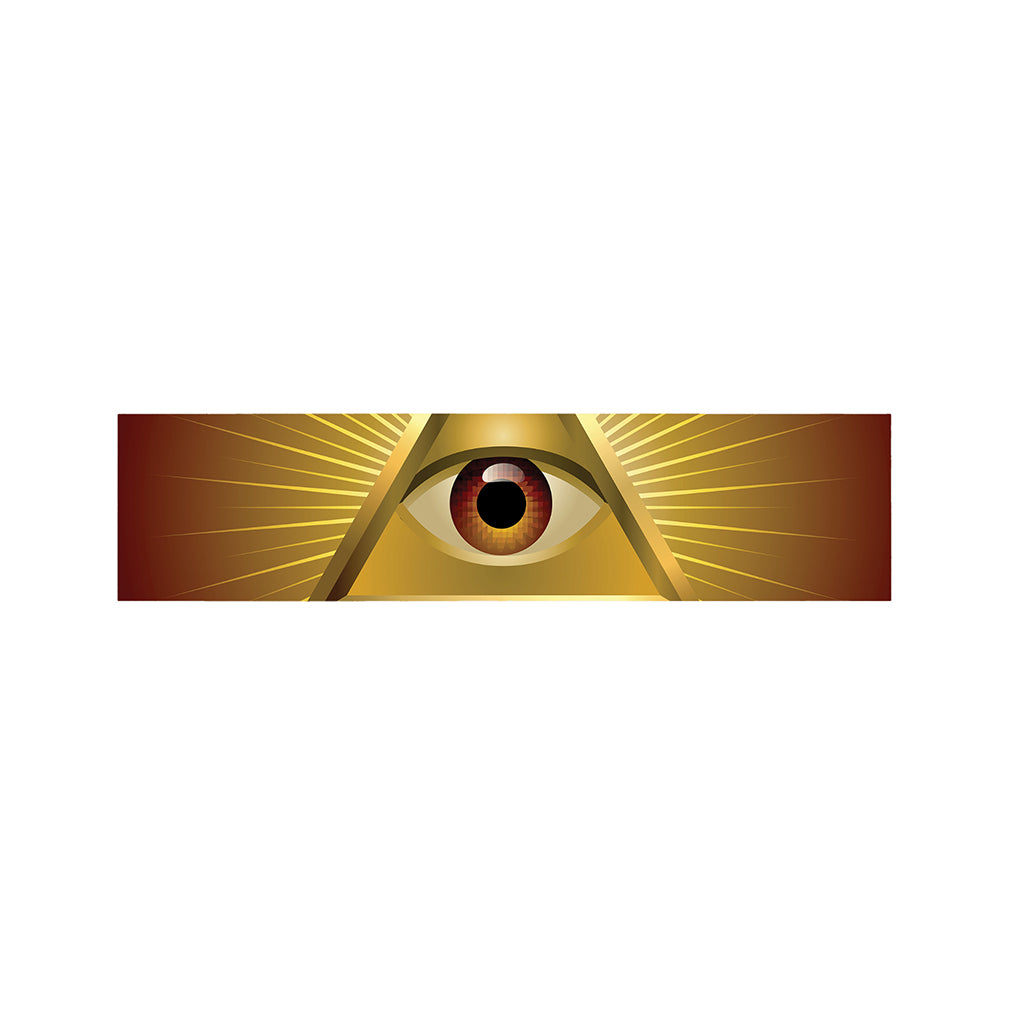 Masonic Eye Sight Print Bed Runner