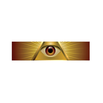 Masonic Eye Sight Print Bed Runner