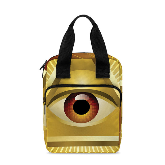 Masonic Eye Sight Print Bible Tote Bag