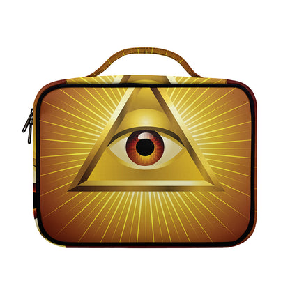 Masonic Eye Sight Print Briefcase Bible Bag