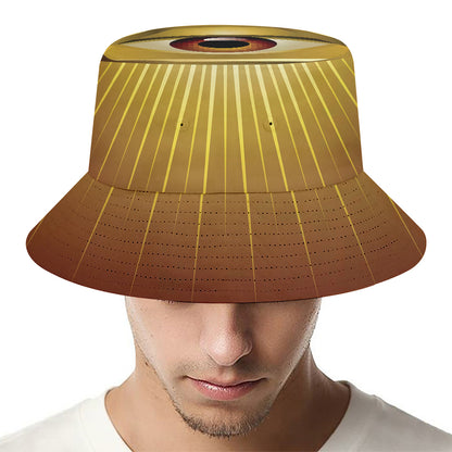 Masonic Eye Sight Print Bucket Hat