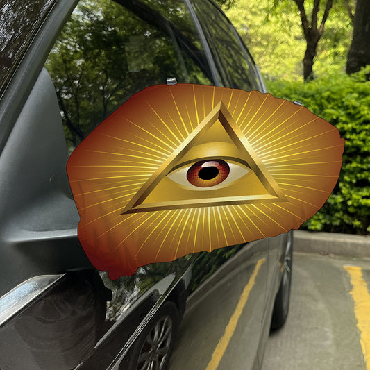 Masonic Eye Sight Print Car Side Mirror Covers