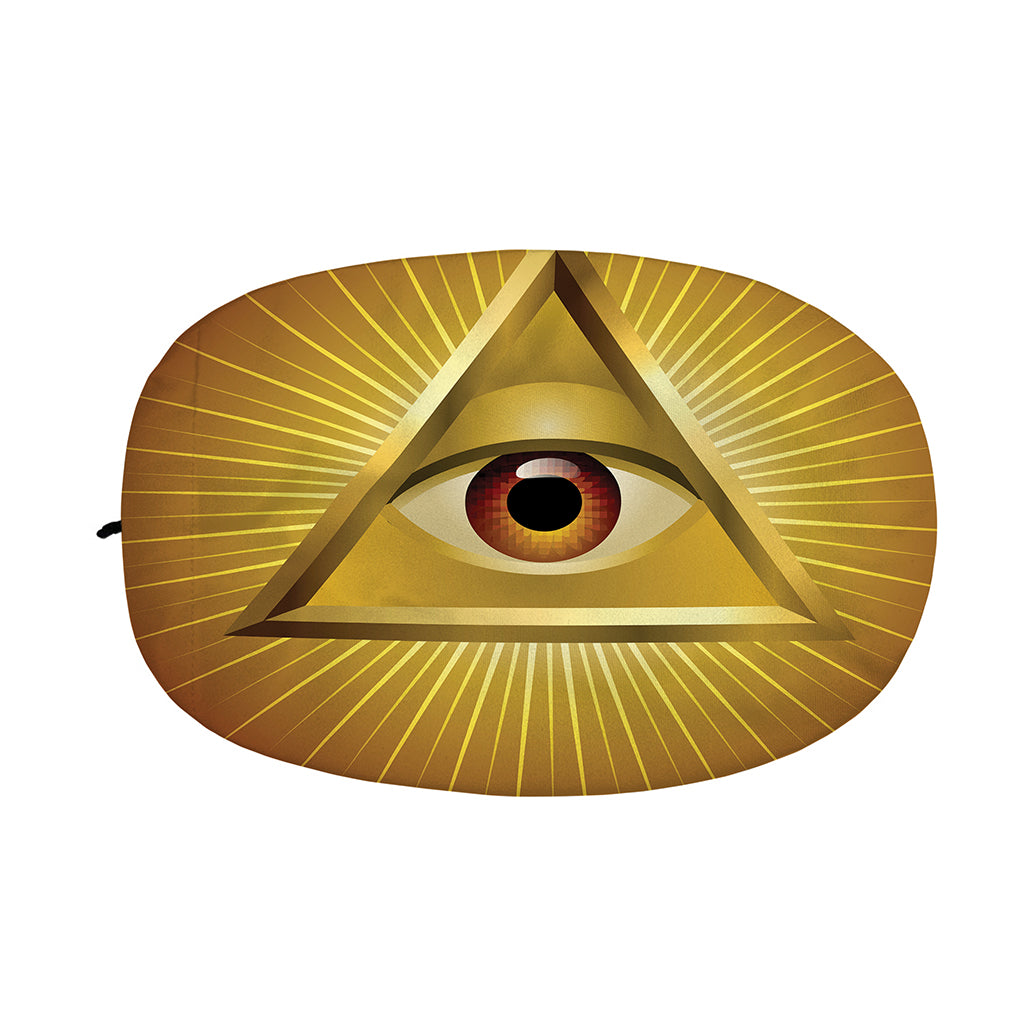 Masonic Eye Sight Print Car Side Mirror Covers
