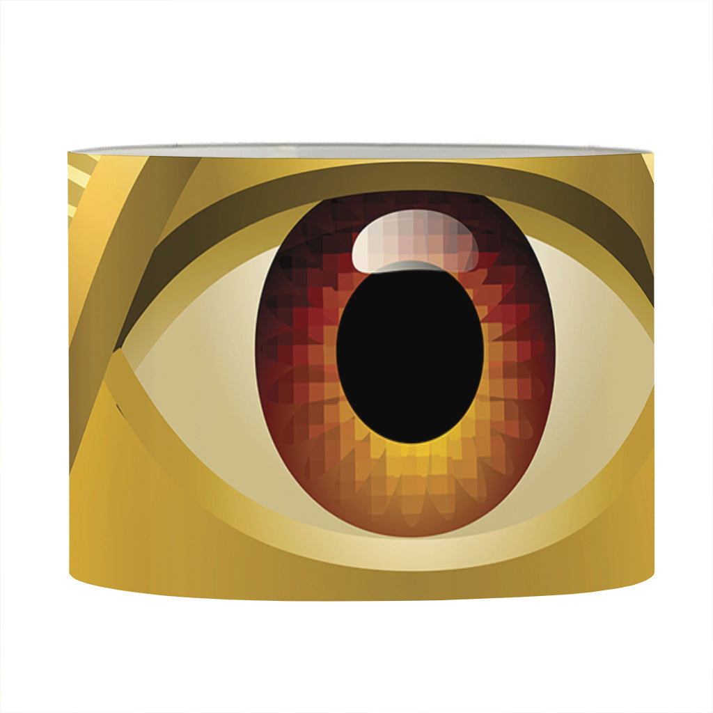 Masonic Eye Sight Print Drum Lamp Shade