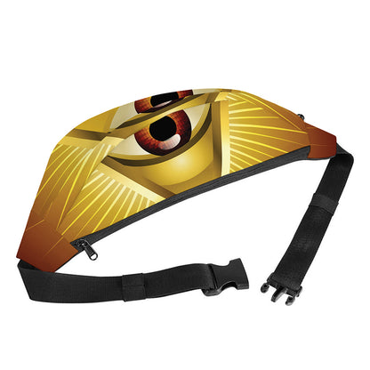 Masonic Eye Sight Print Fanny Pack